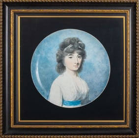 Howell & James Hand-Painted Porcelain Charger