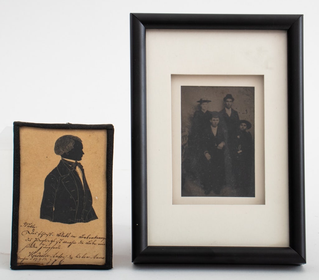 Nineteenth Century Tintype and Silhouette, 2 (1 of 5)