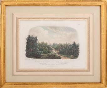 After Karl Bodmer "Forest Scene" Aquatint, 19th C.