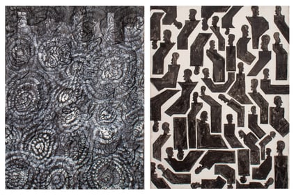 Aaron Liberman Abstract Compositions Acrylic, 2