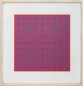 Philip Wetton Abstraction Silkscreen, 1969