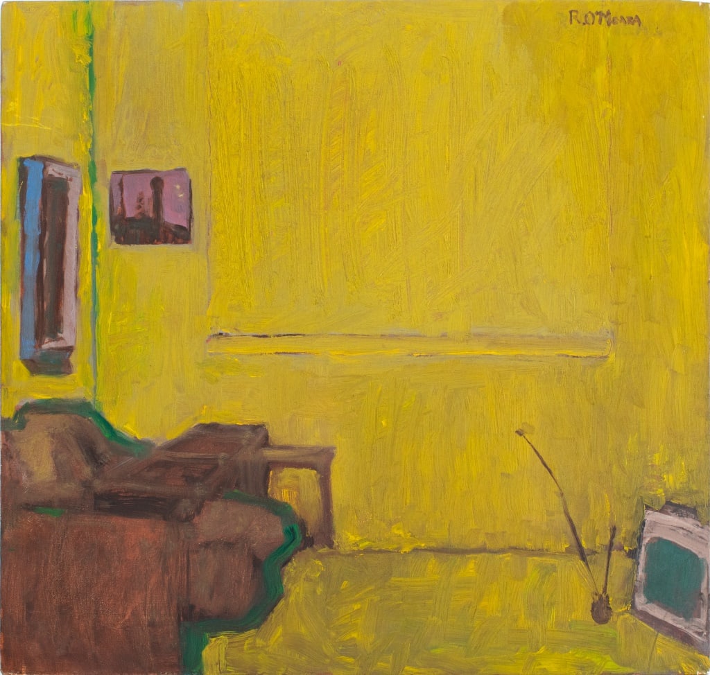 Robert O'Meara Interior Scene Oil on Canvas (1 of 8)