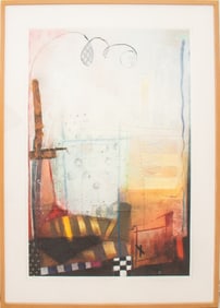 Aleah Koury "Spun" Lithograph in Colors