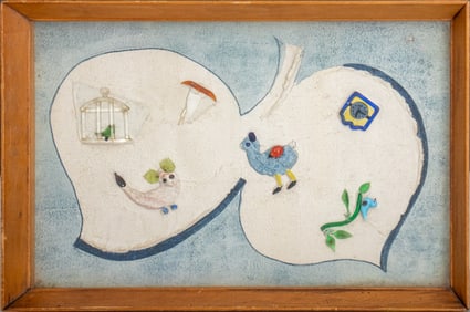 Marianna Von Allesch Abstract Mixed Media Fresco