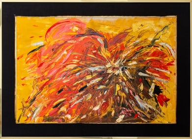 Eve Abstract Composition Oil on Canvas