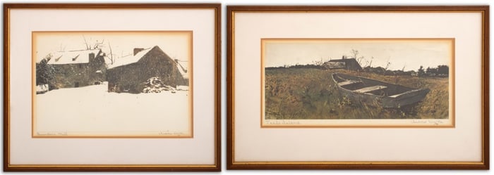 Andrew Wyeth Offset Lithographs in Color, 2