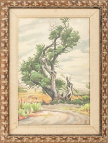 Joseph Margulies "The Patriarch" Watercolor, 1947