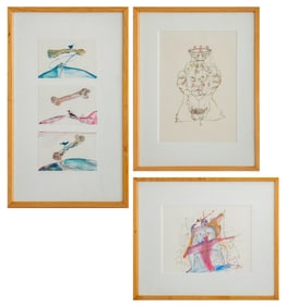 Eva Bouzard-Hui Mixed Media on Paper, 3