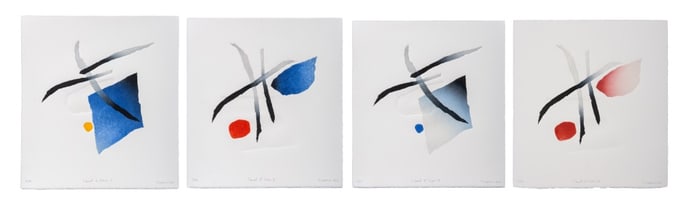 Patrick Jannin-Oms "L'Envol de Icare" Aquatints, 4