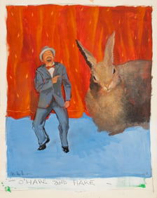 Michael Paraskevas "O'Hare & Hare" Acrylic Paper
