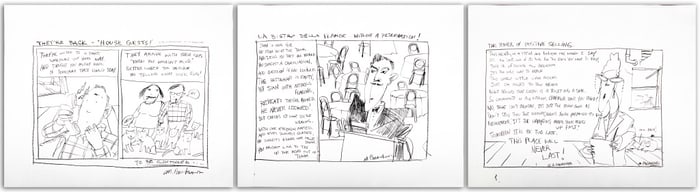 Michael Paraskevas Figural Comic Strips Pencil, 3