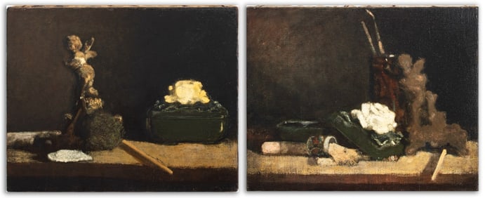 European School Still Life Scenes Oil on Canvas, 2