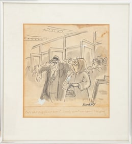 Frank Modell New Yorker Cartoon Pen & Ink on Paper