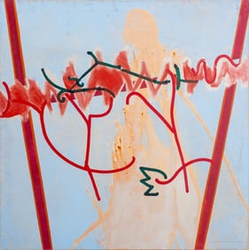 Eva Bouzard-Hui "Upward Bound" Oil on Canvas