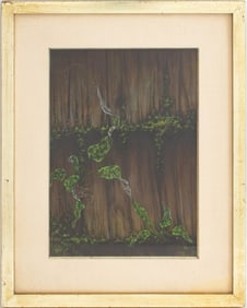 Charles Blum Botanical Landscape Oil on Canvas