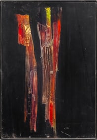 Joze Horvat Jaki Two Princes Oil on Masonite