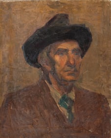 Copeland Portrait of Man Oil on Canvas