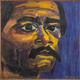 Bette Lang "Tony" Oil on Canvas, 1970