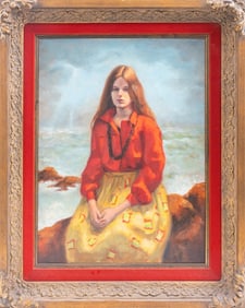 Casey Portrait of a Lady Oil on Canvas, 1972