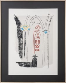 John Piper "Llan-y-Blodwell" Lithograph, 1964