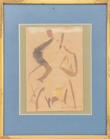 Willard MacGregor Nude Woman Watercolor