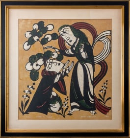 Sadao Watanabe "Woman of Canaan" Woodblock
