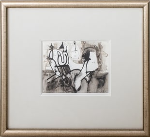 George Cannata Abstract Composition Mixed Media