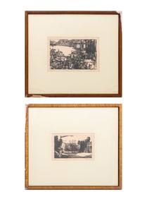 David Itchkawich Figural Group Scenes Etchings, 2