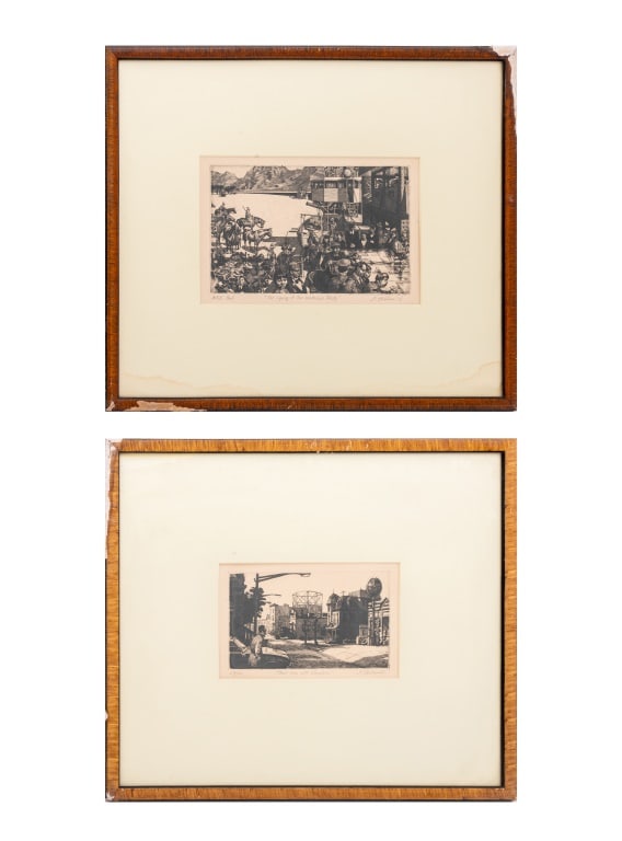 David Itchkawich Figural Group Scenes Etchings, 2 (1 of 15)