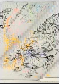 Kayo Lennar Abstract Landscape Mixed Media