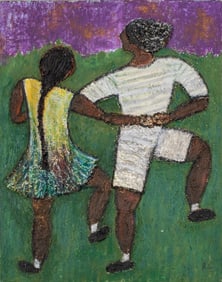 Kayo Lennar "Central Park" Oil on Canvas, 1998