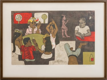 Yves De Saint-Front "Le Rendez-vous..." Lithograph