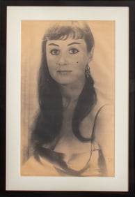 Retro Woman's Portrait Poster, 1960s