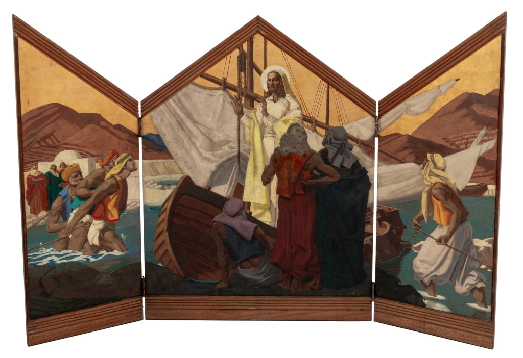 Frank Reilly Fishers of Men Triptych Altar Piece (1 of 7)