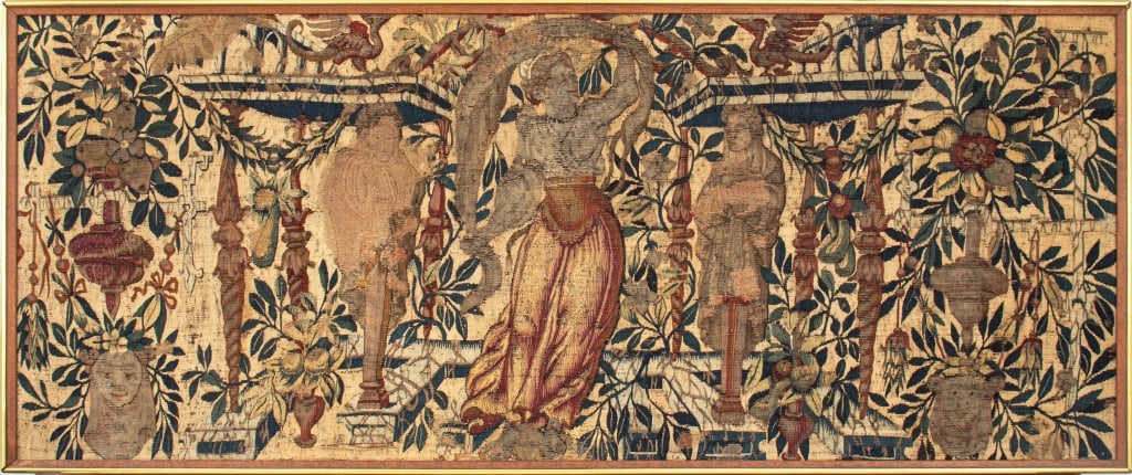 Flemish Tapestry Fragment, ca. 1700 (1 of 4)