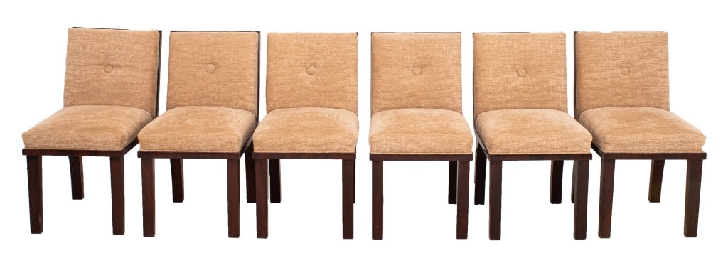 Italian Art Deco Rosewood Dining Chairs, 6 (1 of 14)