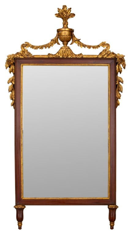 Italian Neoclassical Giltwood Mirror, 19th C. (1 of 7)