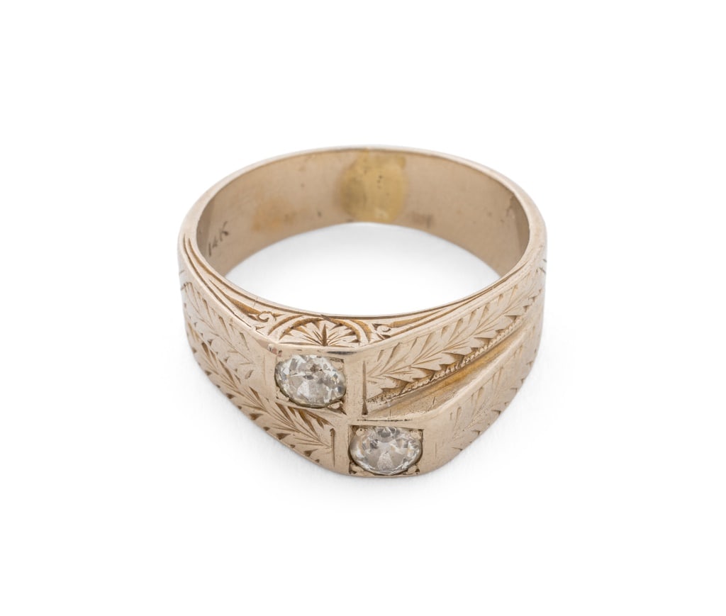 14K Yellow Gold Diamond Ring (1 of 7)