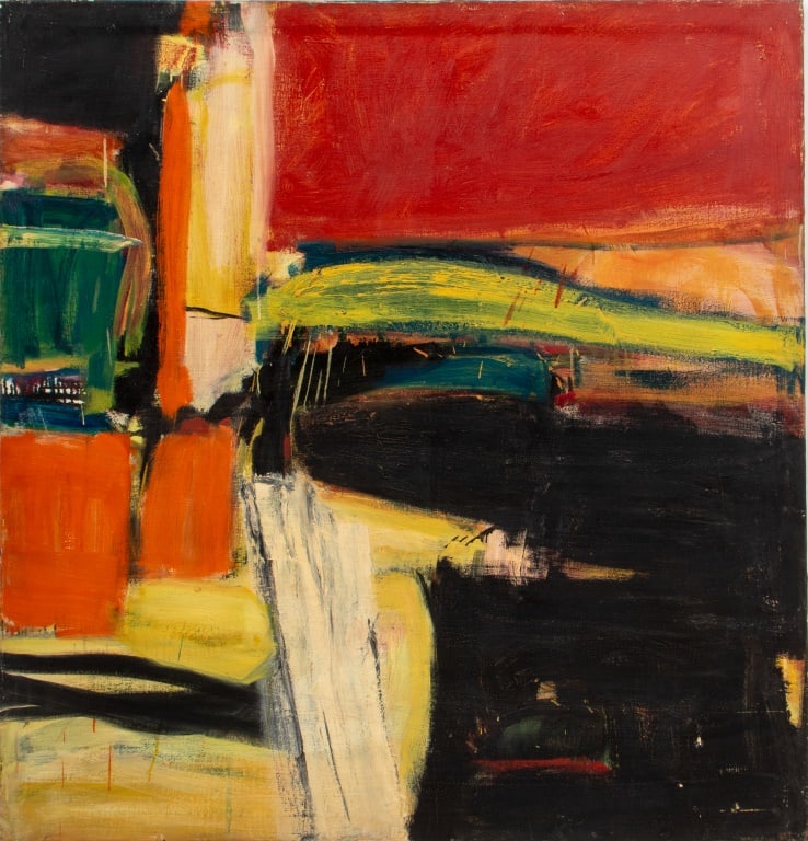 Judy Bearman "Abstraction" Oil on Canvas (1 of 6)