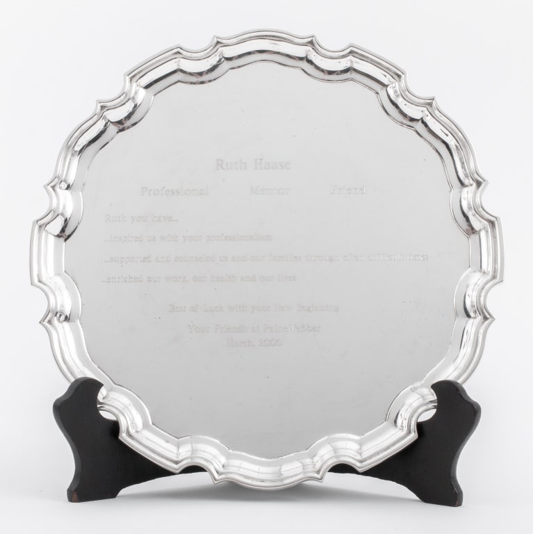 Tiffany & Co. Makers Sterling Presentation Salver (1 of 4)