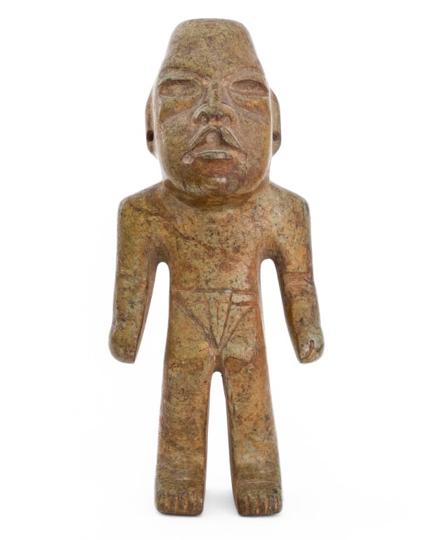 Olmec Pre-Columbian Carved Greenstone Sculpture (1 of 5)