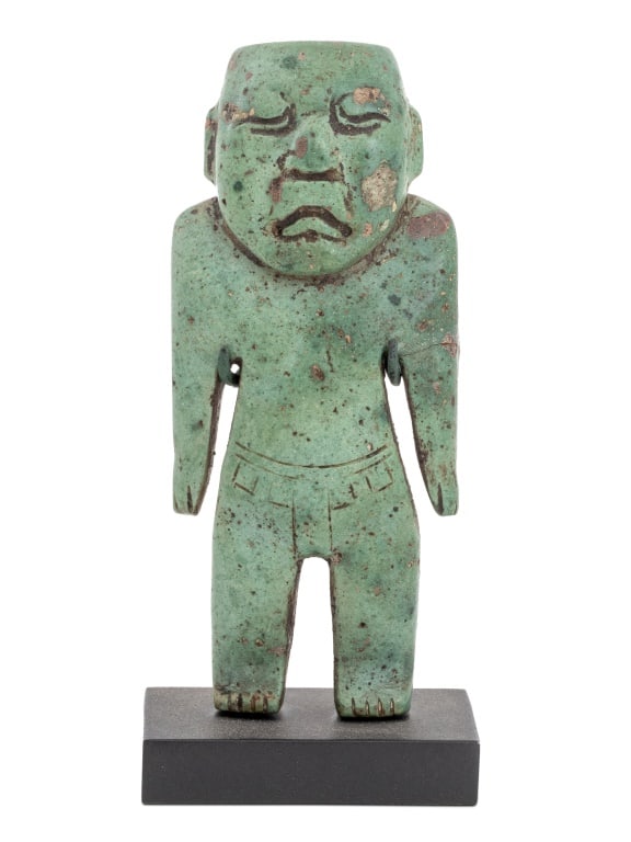 Olmec Pre-Columbian Carved Greenstone Figure (1 of 5)