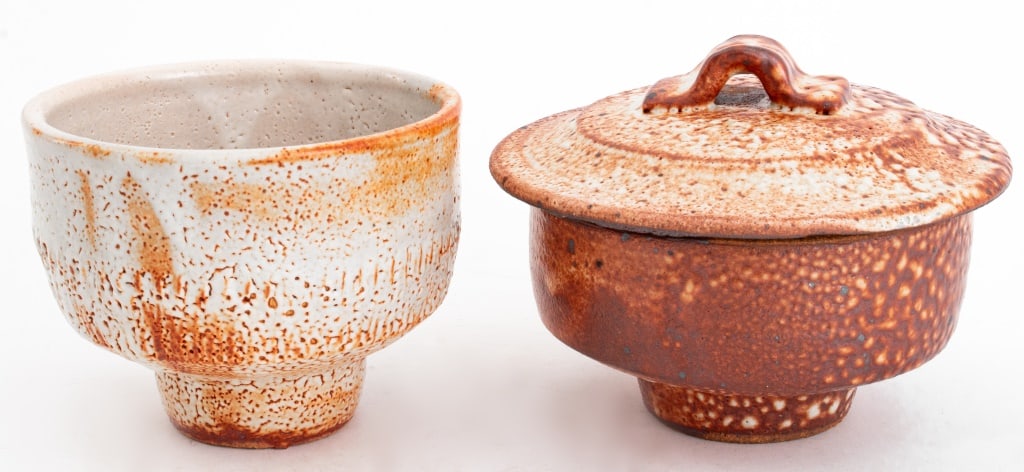 Warren MacKenzie Glazed Stoneware Pot & Bowl, 2 (1 of 14)