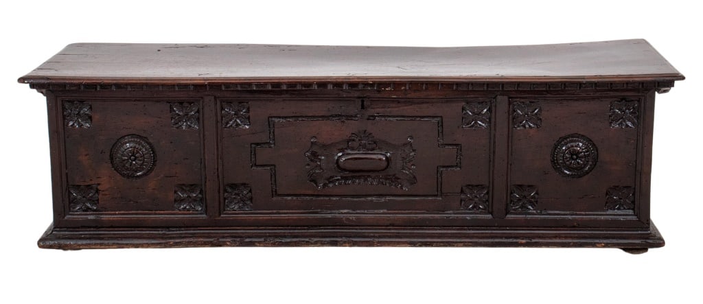 Italian Renaissance Style Walnut Cassone, ca. 1900 (1 of 7)