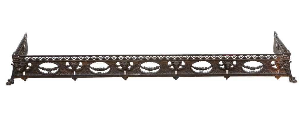 Neoclassical Bronze Fire Fender, ca. 1890 (1 of 5)