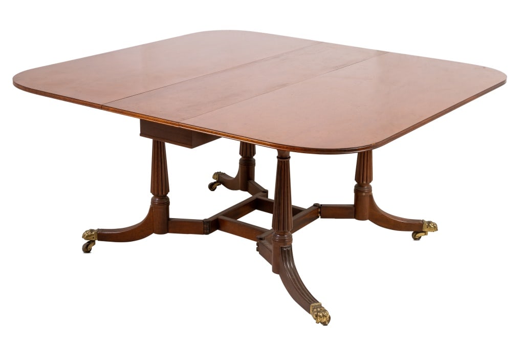 George III Style Cumberland Action Dining Table (1 of 7)