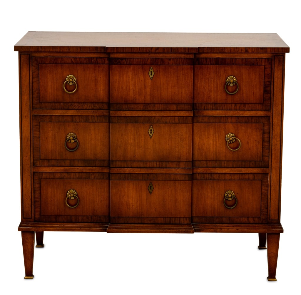 French Empire Style Walnut Commode (1 of 6)