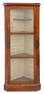 Austrian Biedermeier Walnut Corner Cabinet