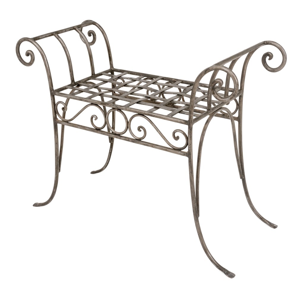 French Wrought Iron Window Seat (1 of 4)