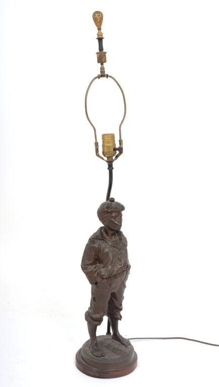 V. Szczeblewski "Mousse Siffleur" Bronze Lamp (1 of 6)